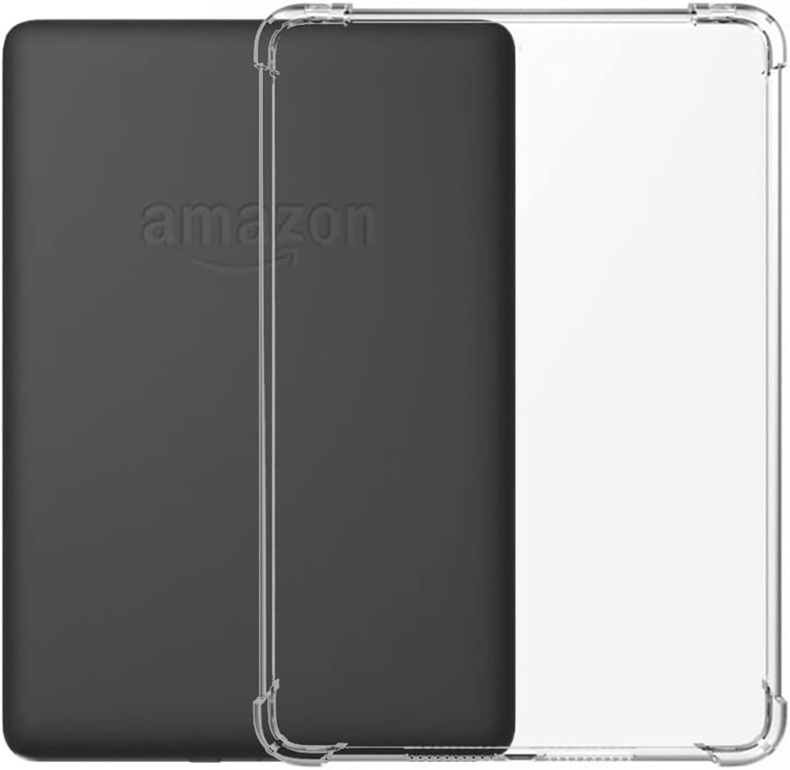 M.G.R.J® Soft TPU Transparent Back Case Cover for Kindle